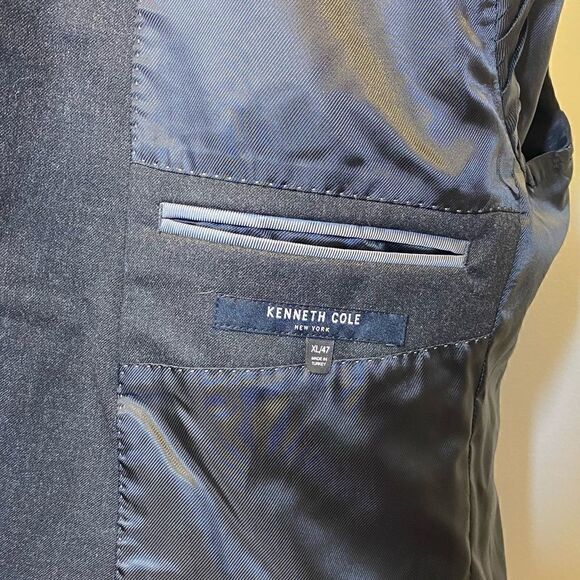 Kenneth Cole reaction slim fit performance blazer sport Coat XL - Picture 9 of 15